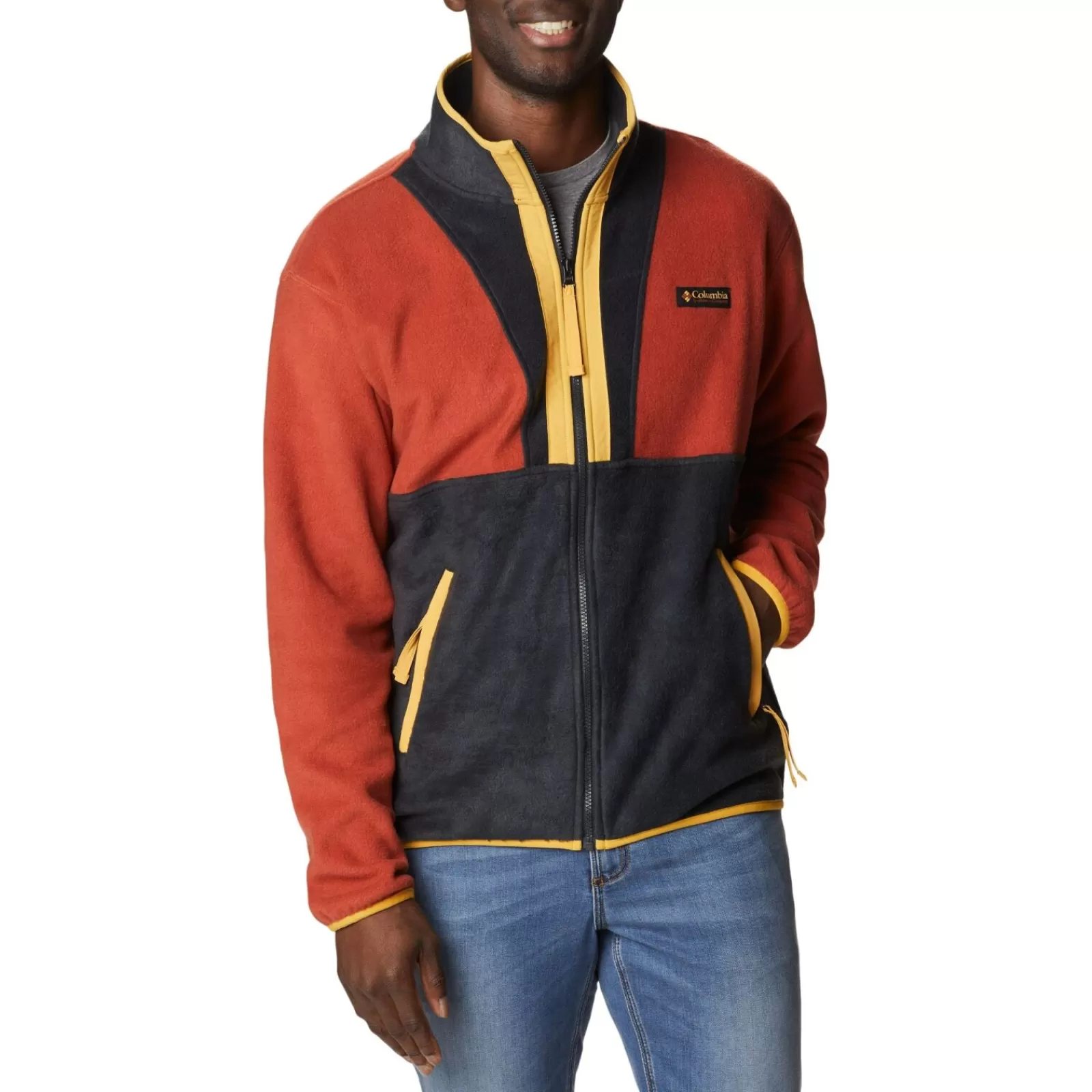 Men Columbia Jumper< Back Bowl Full Zip Fleece