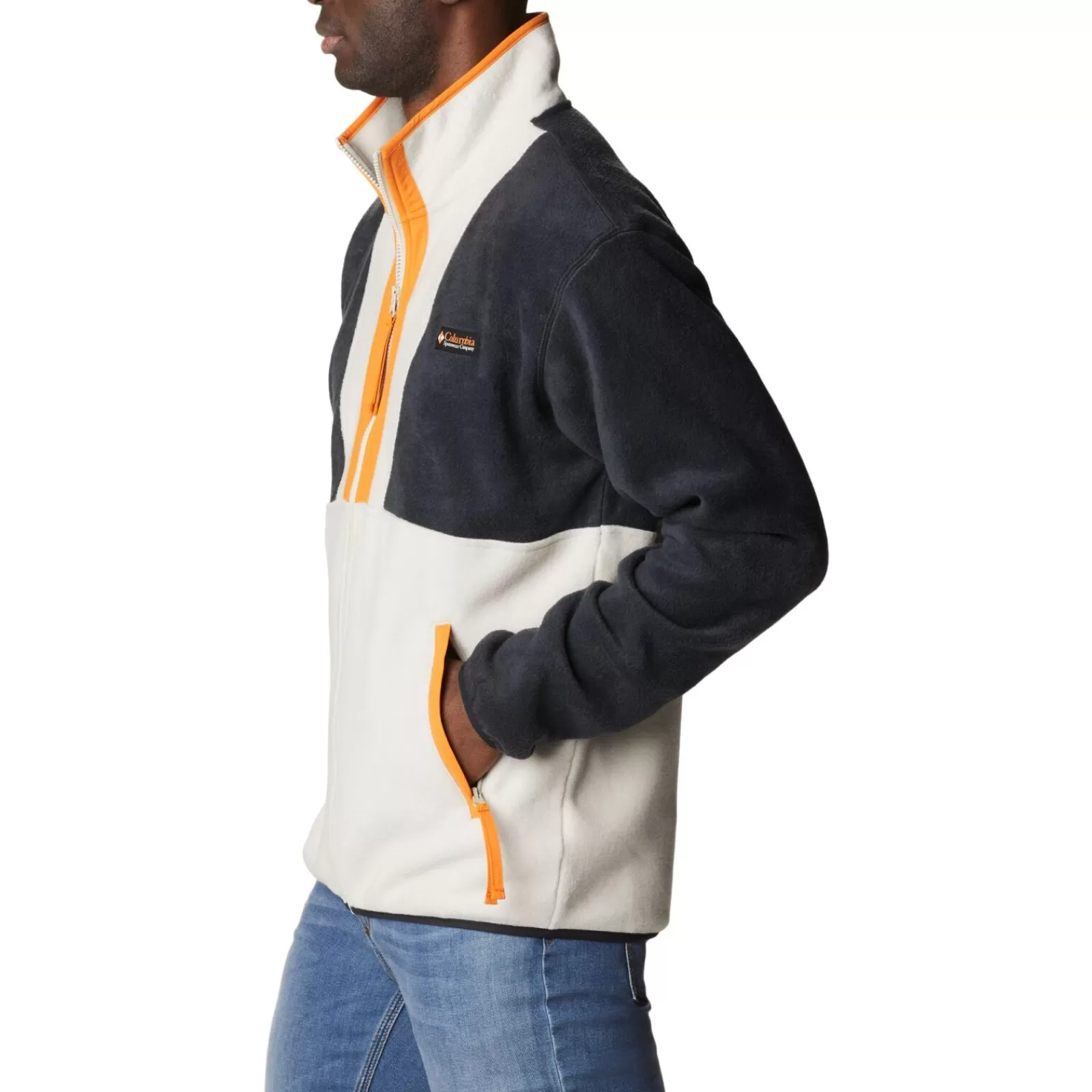 Men Columbia Jumper< Back Bowl Full Zip Fleece