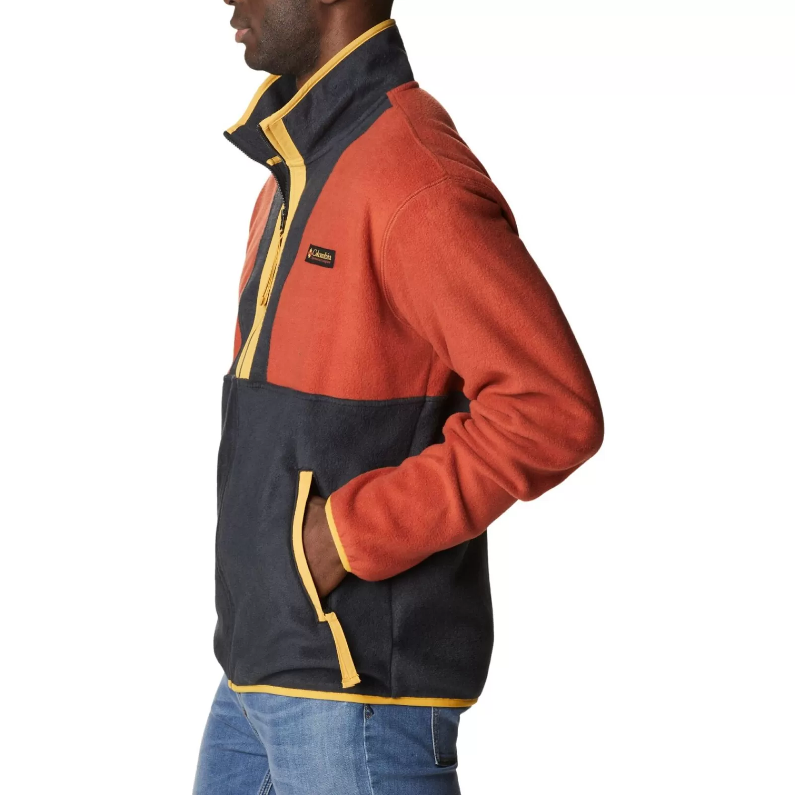 Men Columbia Jumper< Back Bowl Full Zip Fleece