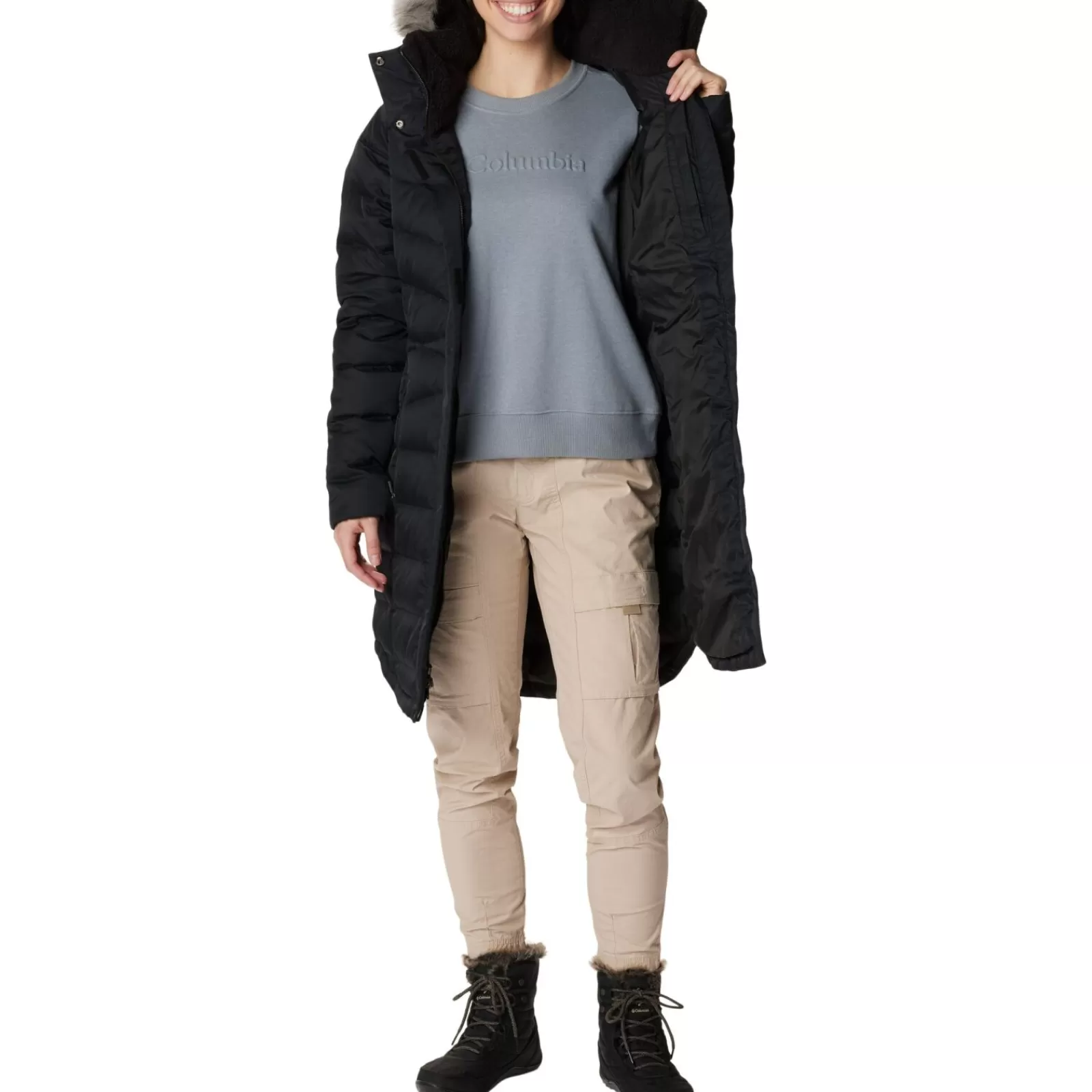 Columbia Belle Isle Mid Down Jacket-Women Jackets