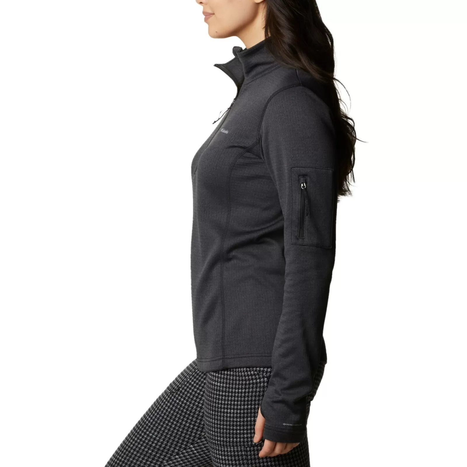 Columbia Park View Grid Fleece Zip Women's-Women Jumper