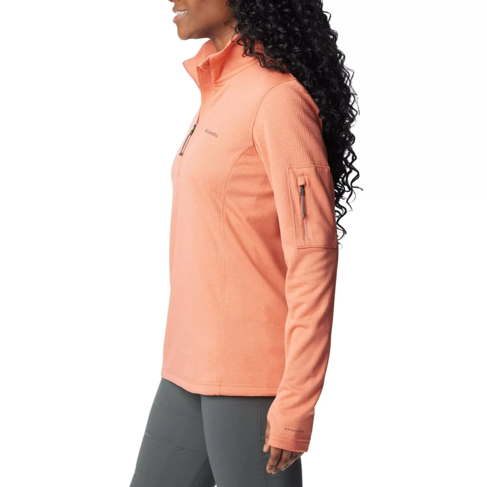 Columbia Park View Grid Fleece Zip Women's-Women Jumper