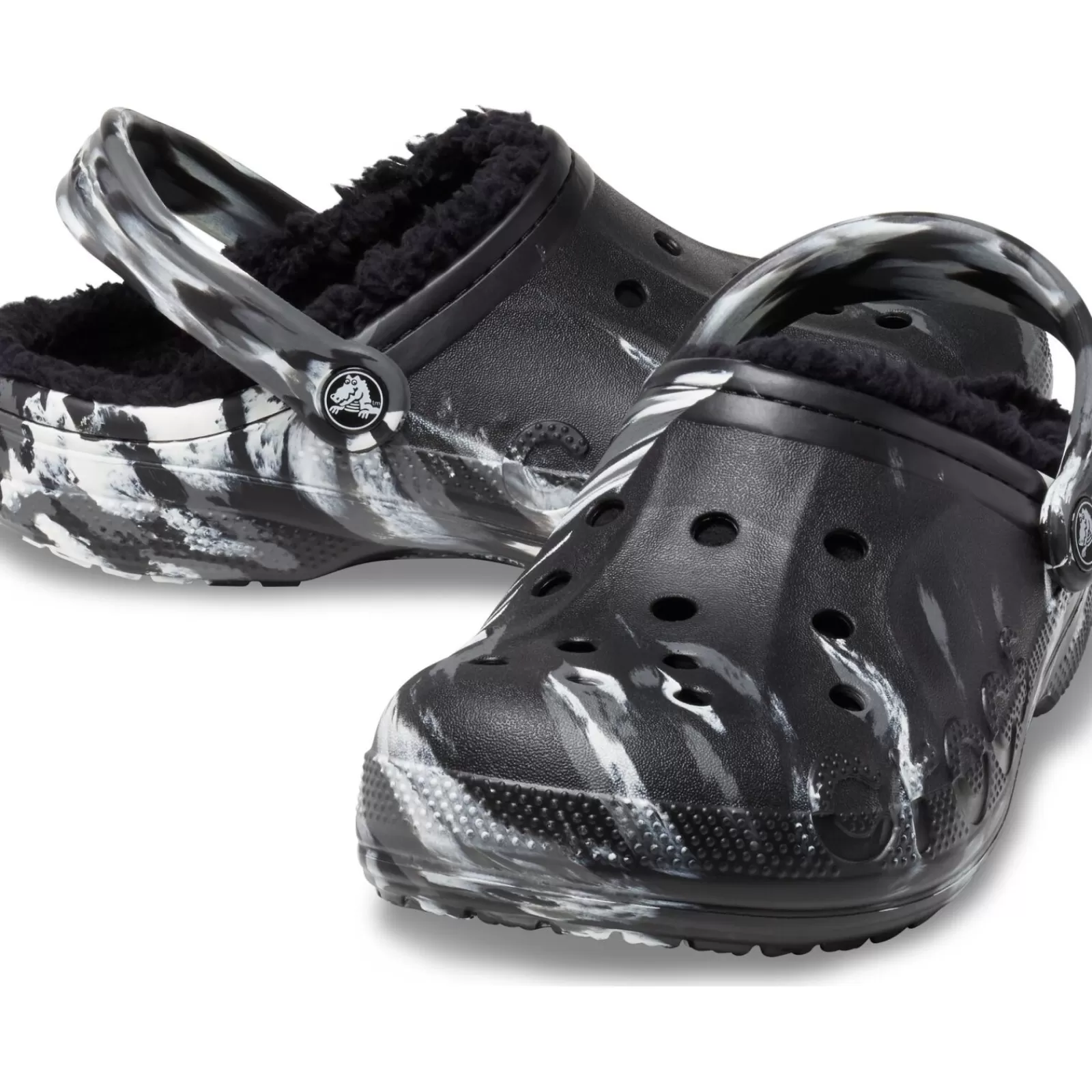 Crocs™ Crocs Baya Lined Marbled Clog-Women Clogs