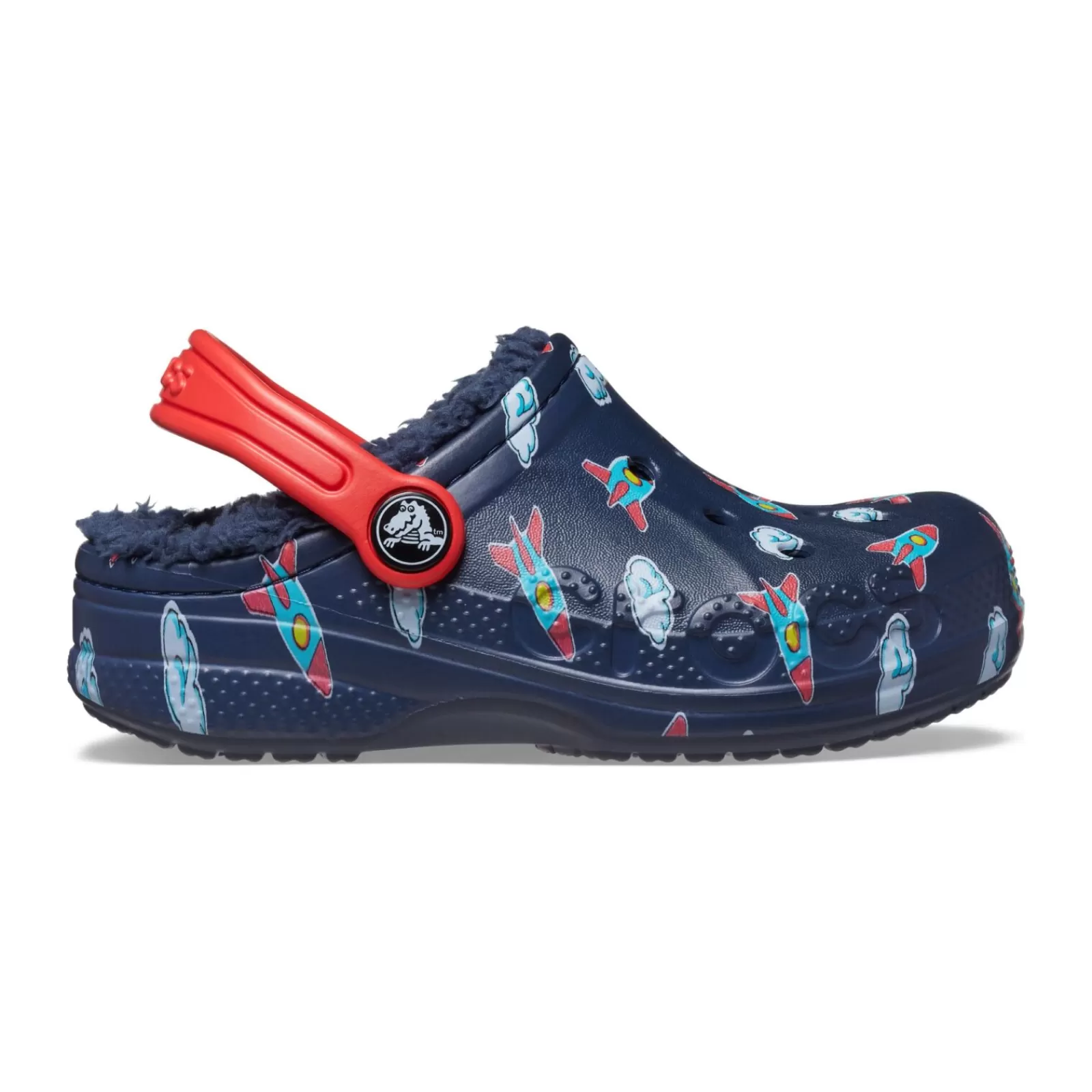 Crocs™ Crocs Baya Lined Printed Clog Kid's 207653-Kids Clogs