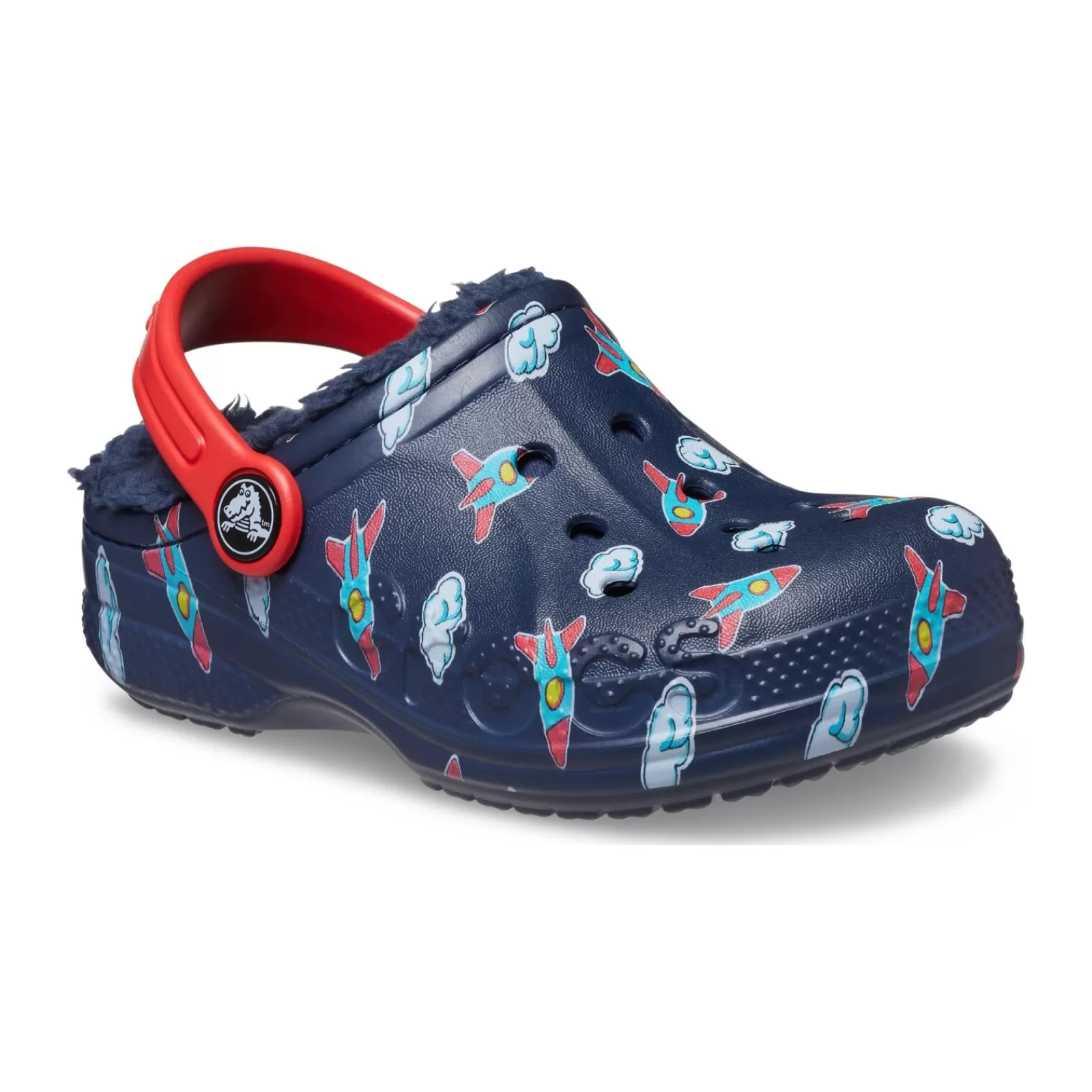 Crocs™ Crocs Baya Lined Printed Clog Kid's 207653-Kids Clogs