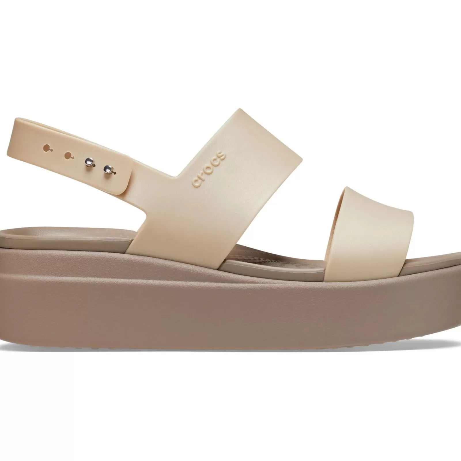 Crocs™ Crocs Brooklyn Metallic Low Wedge Women's-Women Sandals