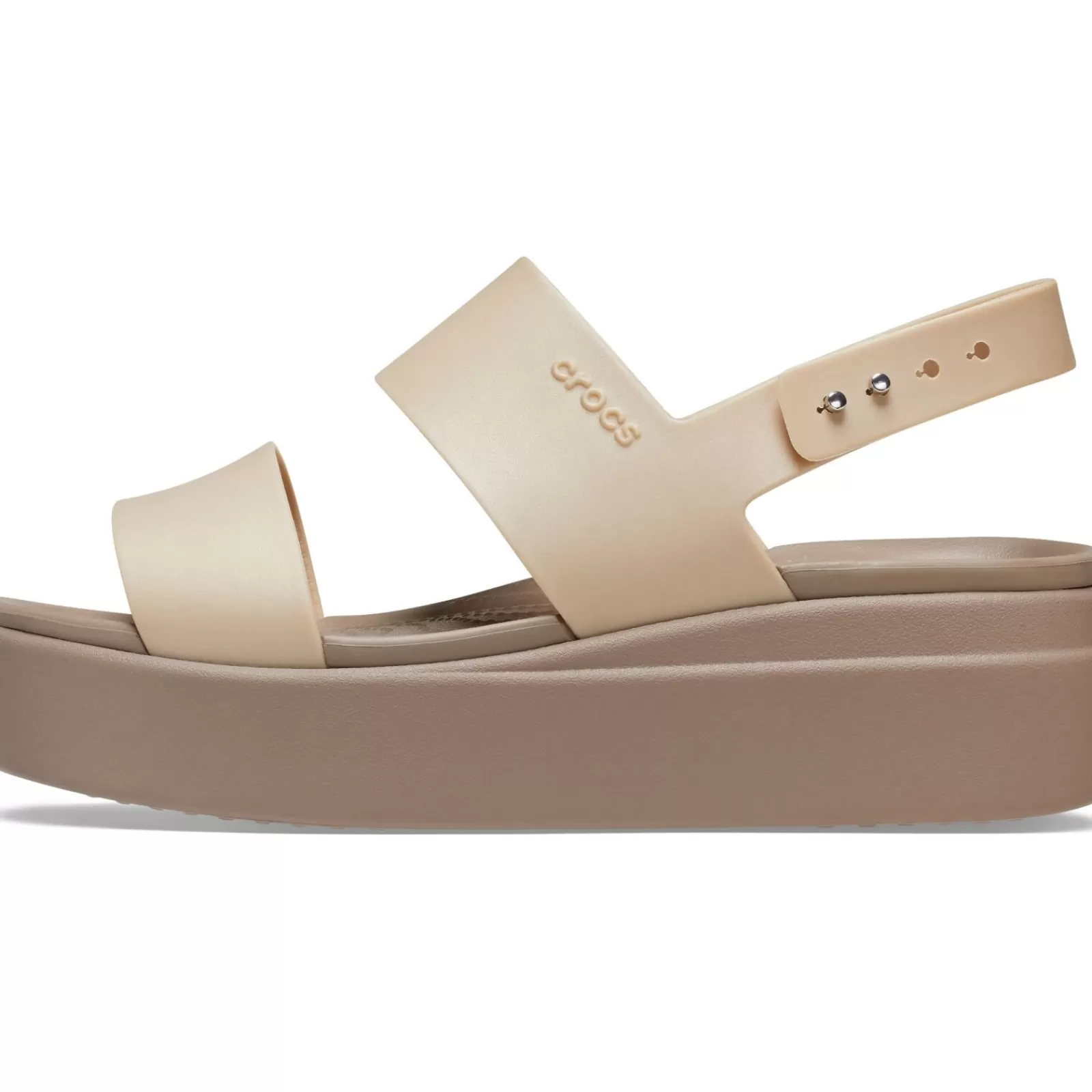 Crocs™ Crocs Brooklyn Metallic Low Wedge Women's-Women Sandals