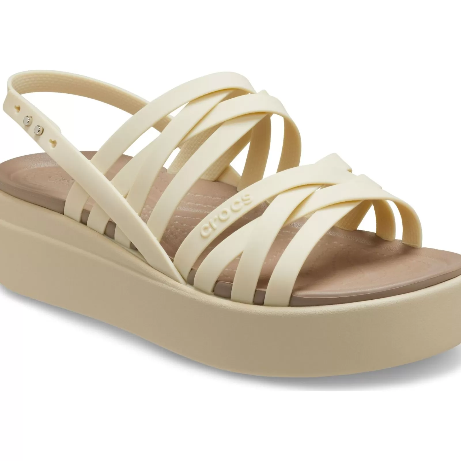 Crocs™ Crocs Brooklyn Strappy Low Wedge Women's-Women Sandals