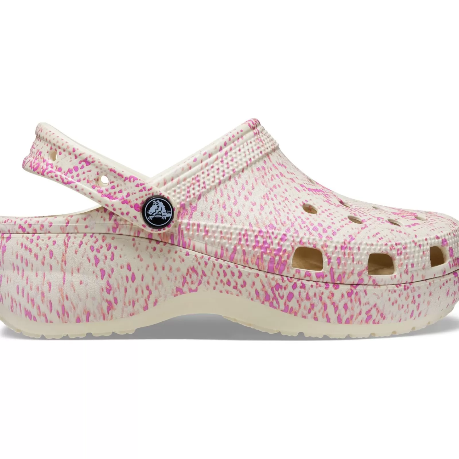 Crocs™ Crocs Classic Platform Snake Print Clog Women-Women Clogs