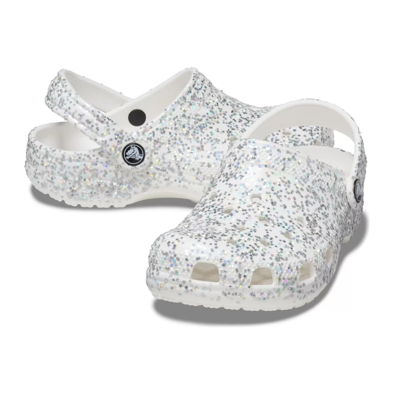 Crocs™ Crocs Classic Starry Glitter Clog Kid's 208620-Kids Clogs