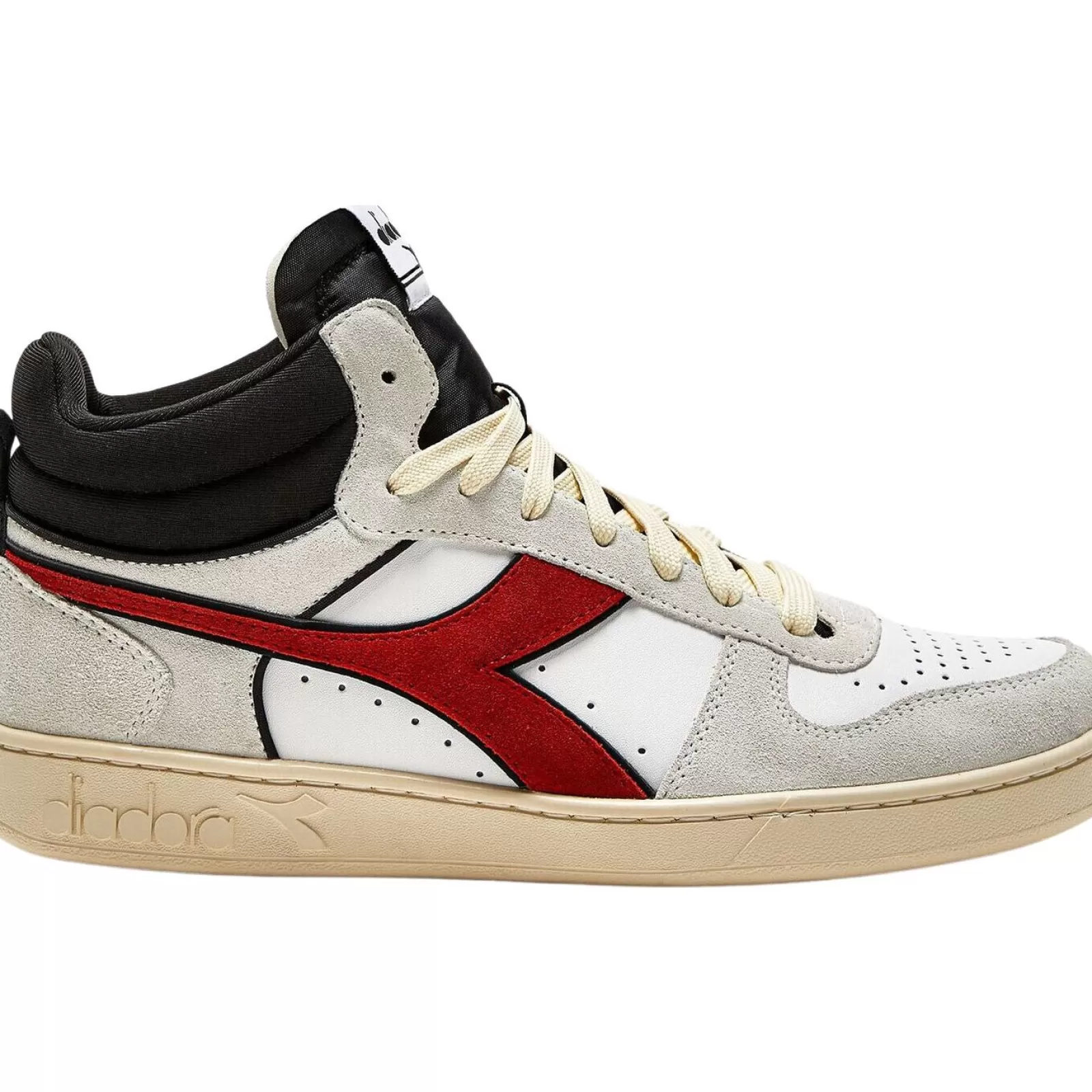 DIADORA Magic Basket Demi Cut Suede Leather-Women Shoes