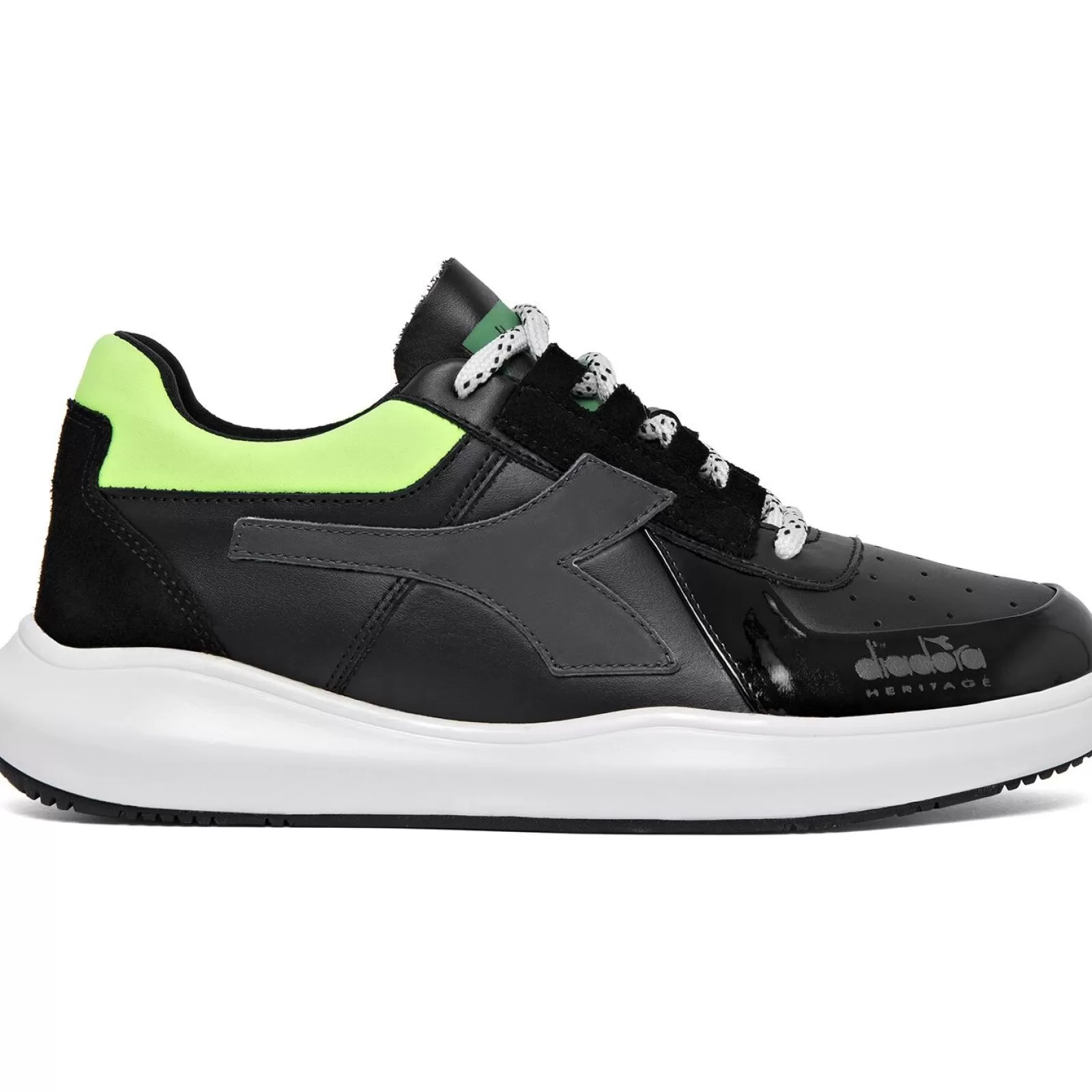 Men DIADORA Sneakers< Mi Basket H Low Mds Fluo