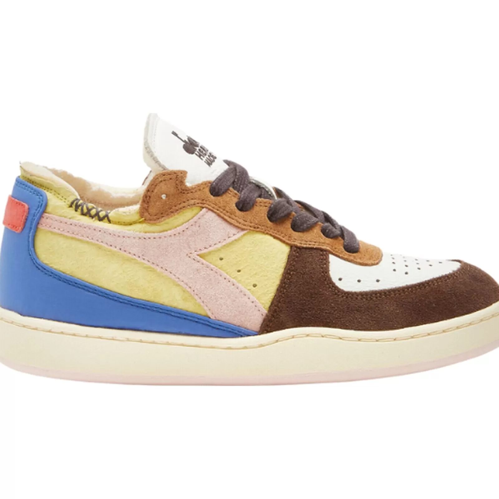 DIADORA Mi Basket Row Cut Choco Breakfast-Women Sneakers