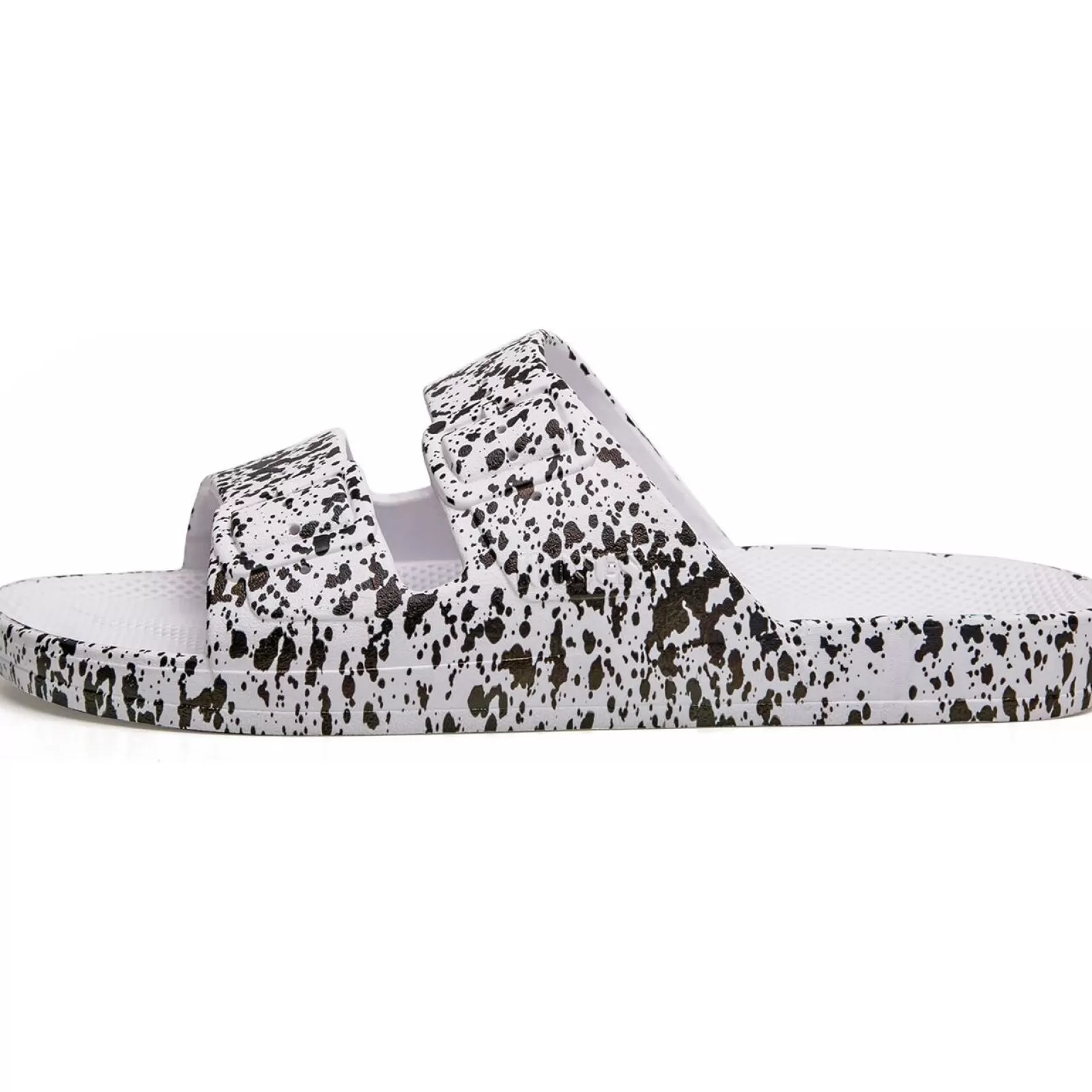 Freedom Moses White Splatter-Women Sandals