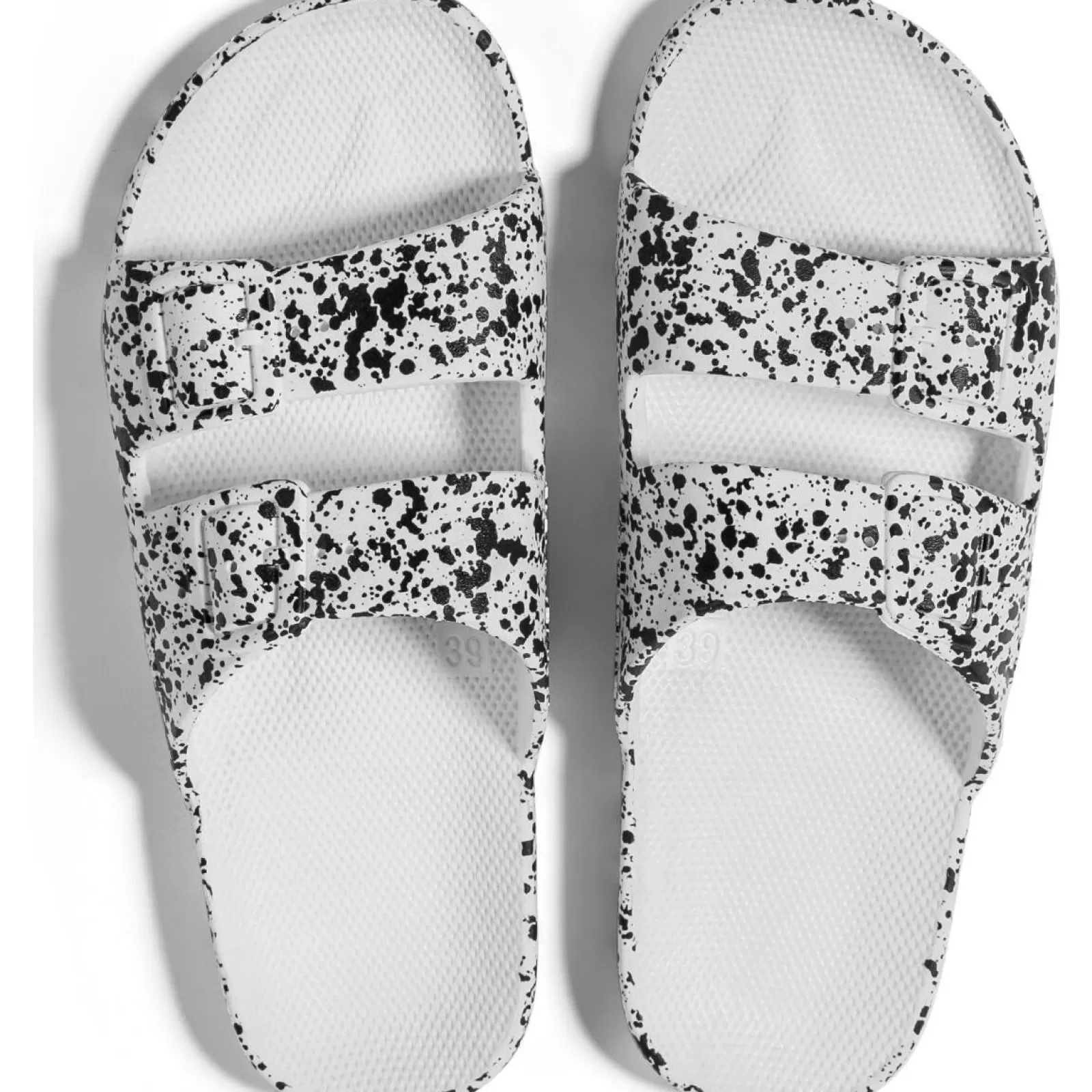 Freedom Moses White Splatter-Women Sandals