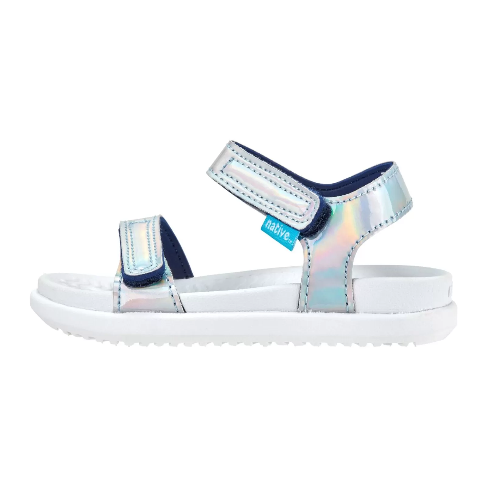 Kids NATIVE Sandals< Charley Hologram Child