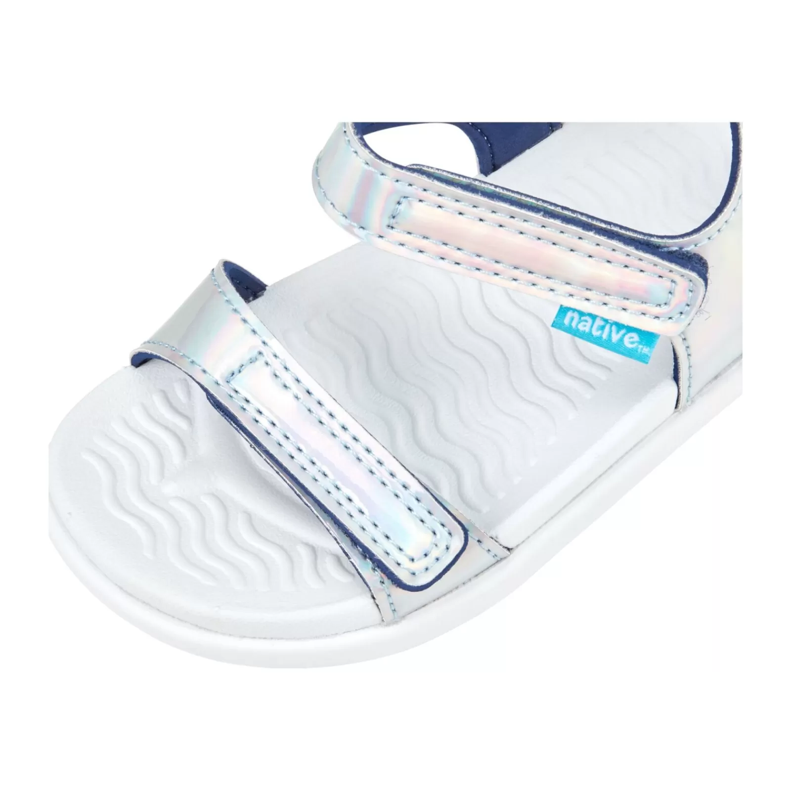 Kids NATIVE Sandals< Charley Hologram Child