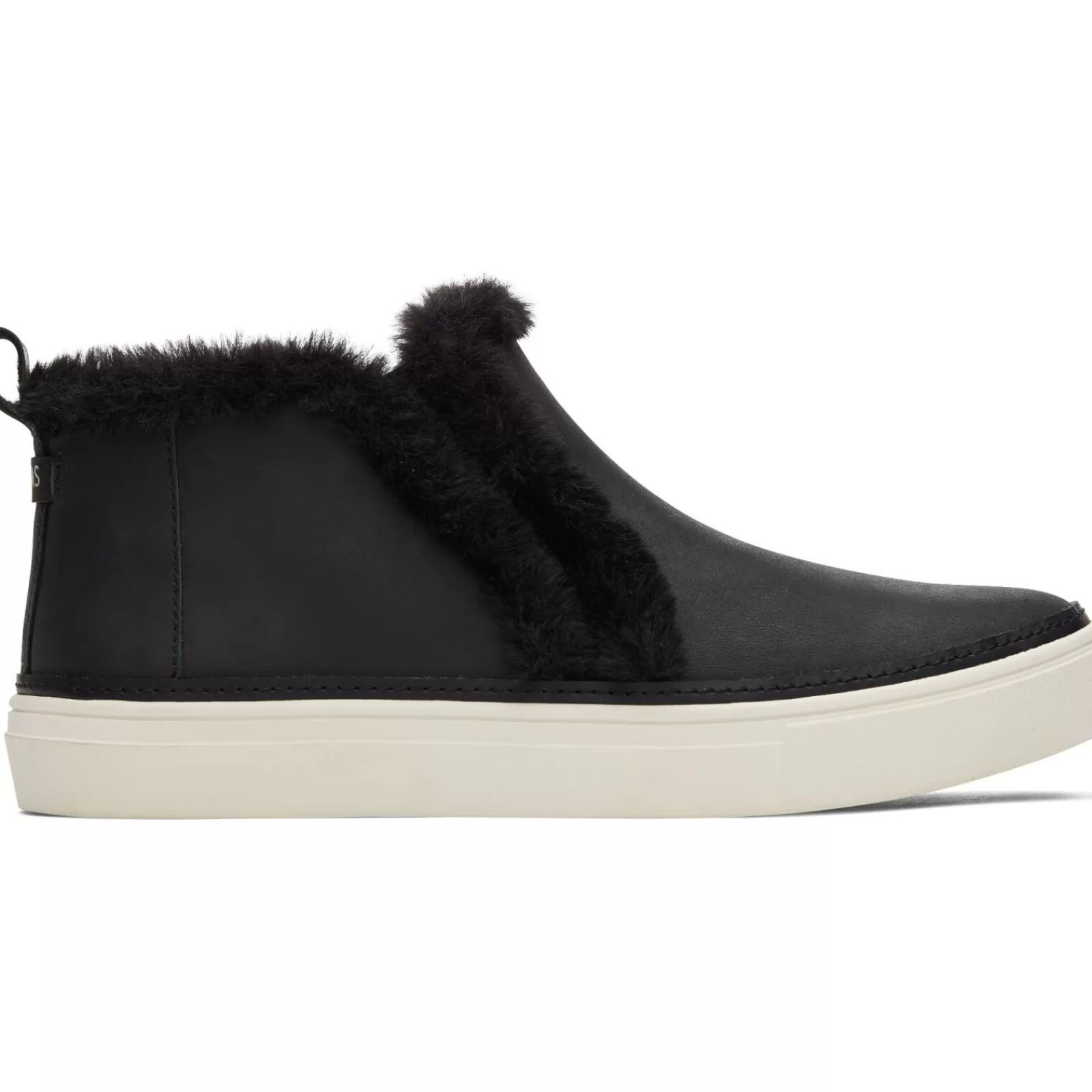 TOMS Leather Faux Fur Women's Bryce Sneaker-Women Shoes