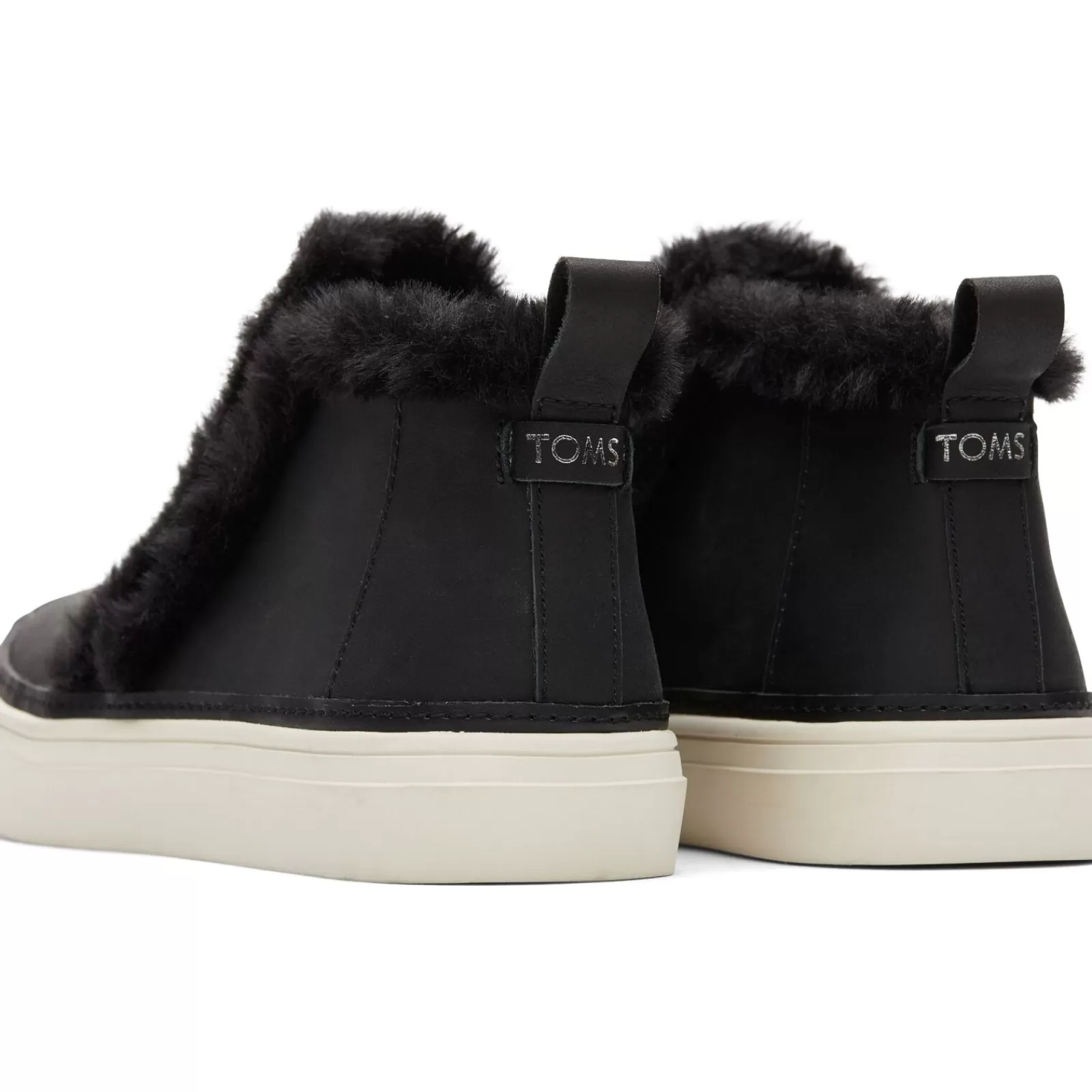 TOMS Leather Faux Fur Women's Bryce Sneaker-Women Shoes