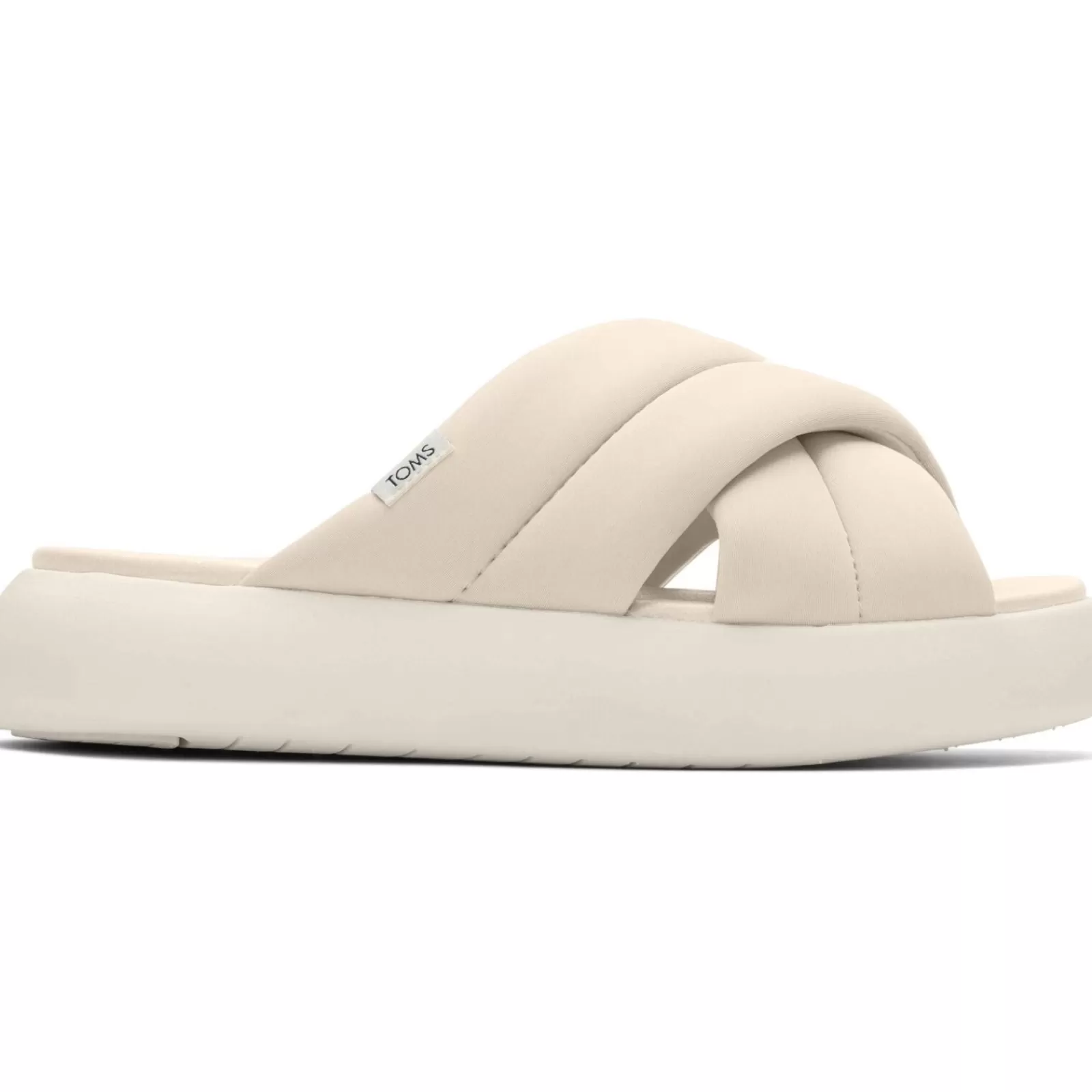 TOMS Repreve Jersey Womens Mallow Crossover Sandal-Women Slippers