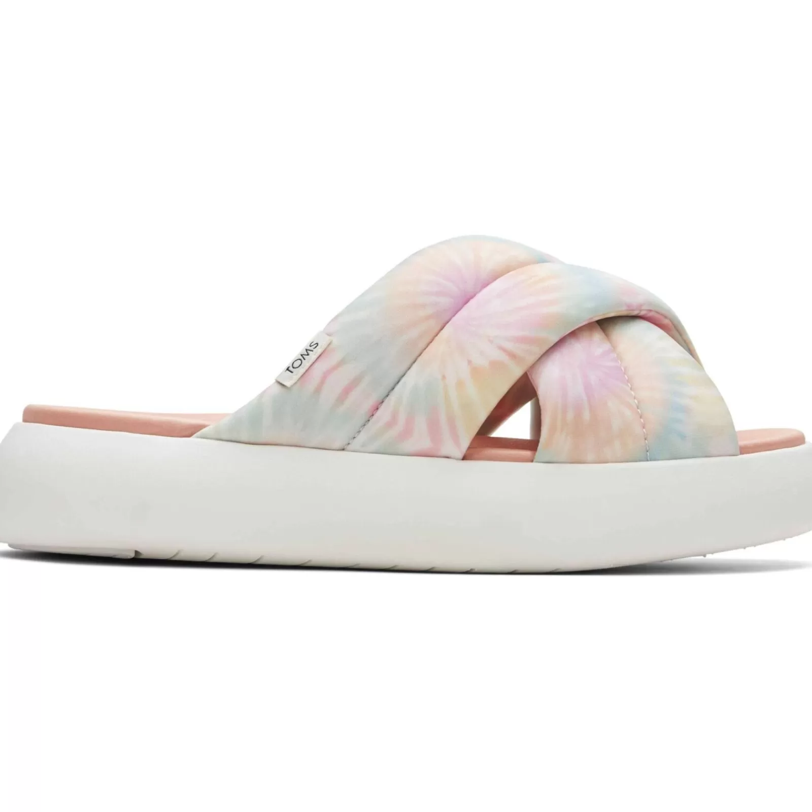 TOMS Tiedye Repreve Jersey Mallow Crossover Sandal-Women Slippers